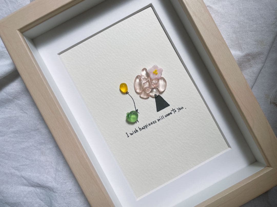 シーグラスアート 12か月カレンダー S-182