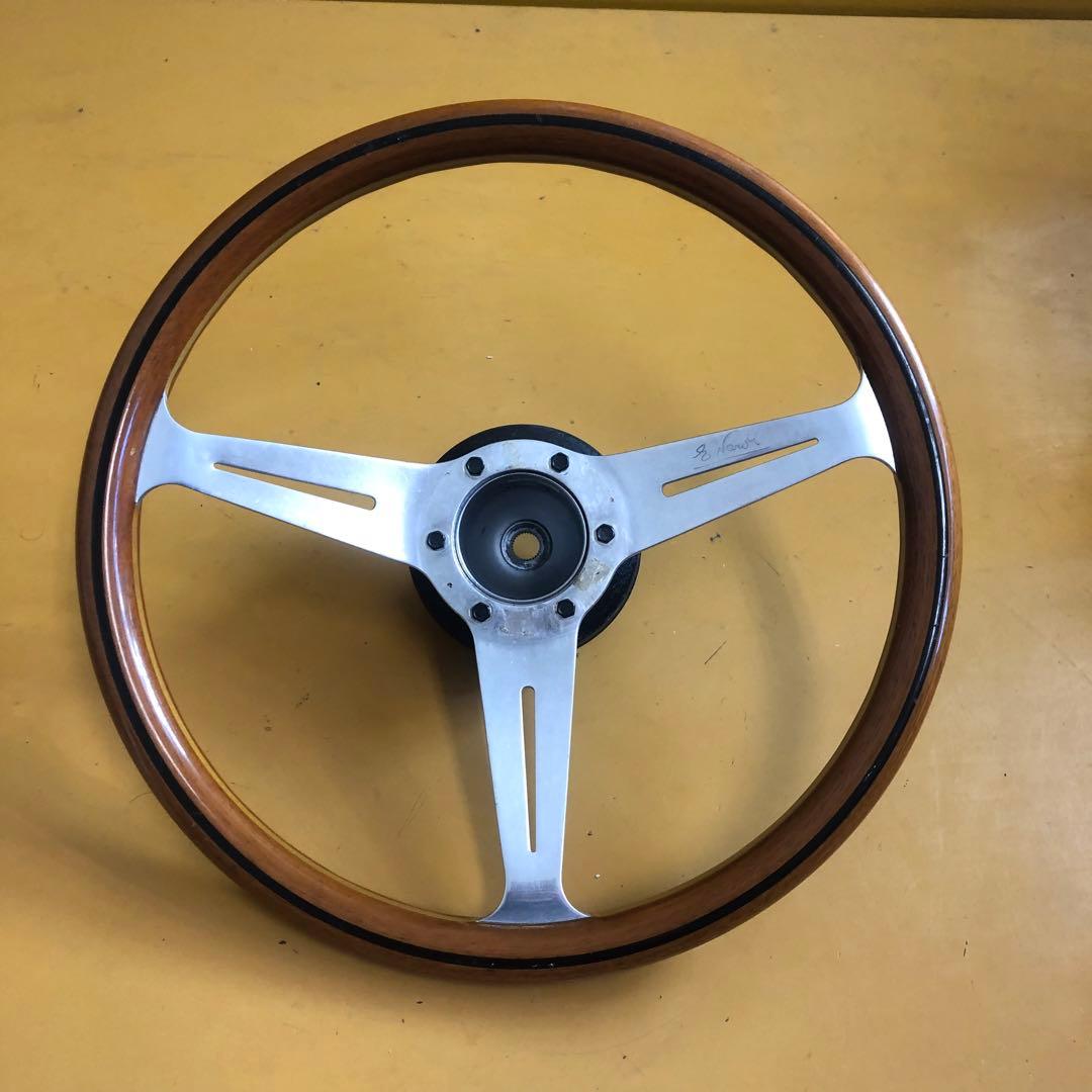 Nardi ステアリング 3本スポーク 現状渡し NARDI ナルディ(NARDI) ステアリング スムースレザーSMOOTH LEATHER