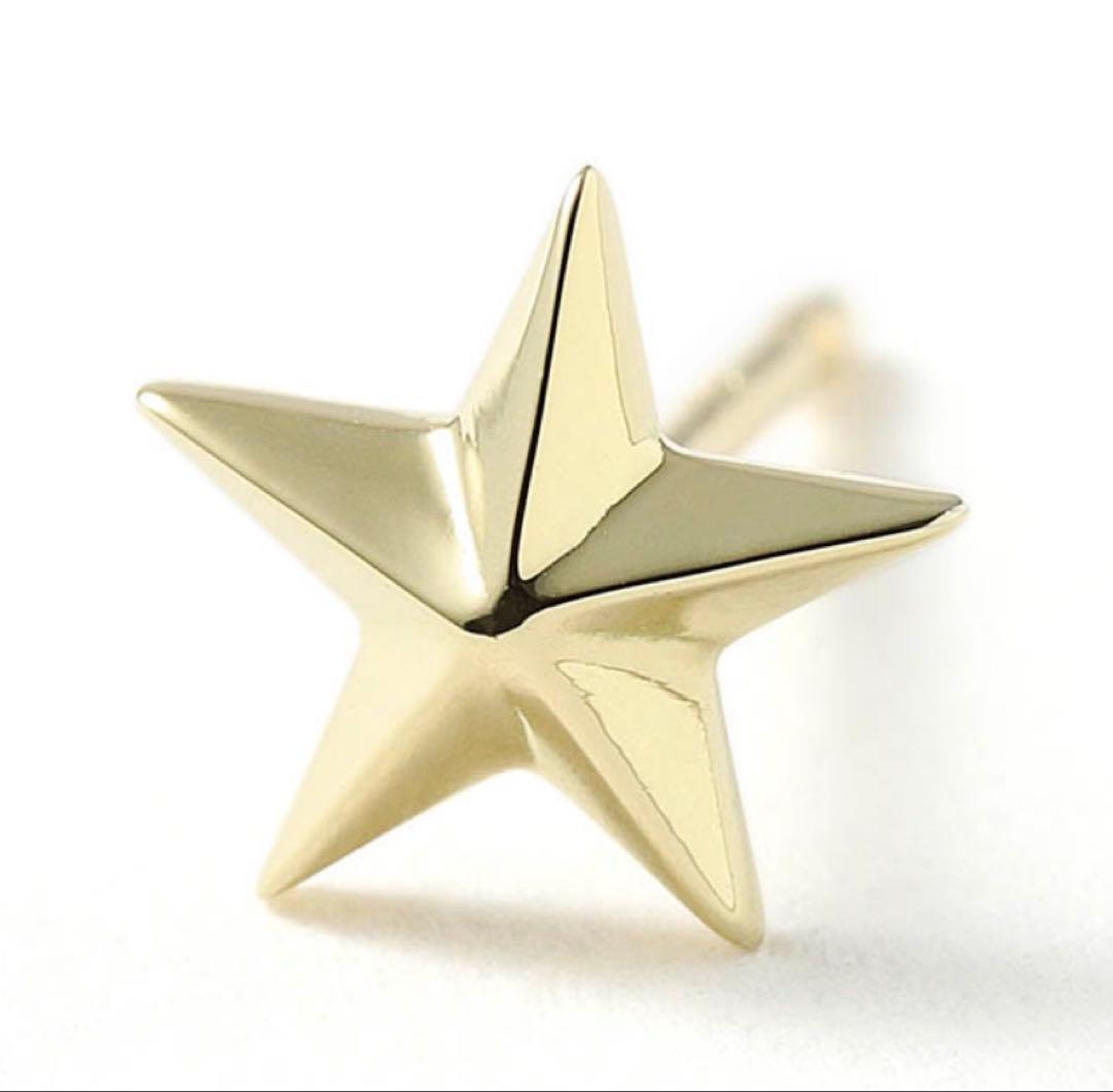 SYMPATHY OF SOULスターピアス K18イエローゴールド SYMPATHY OF SOUL（シンパシーオブソウル） Star Pierce - K18Yellow