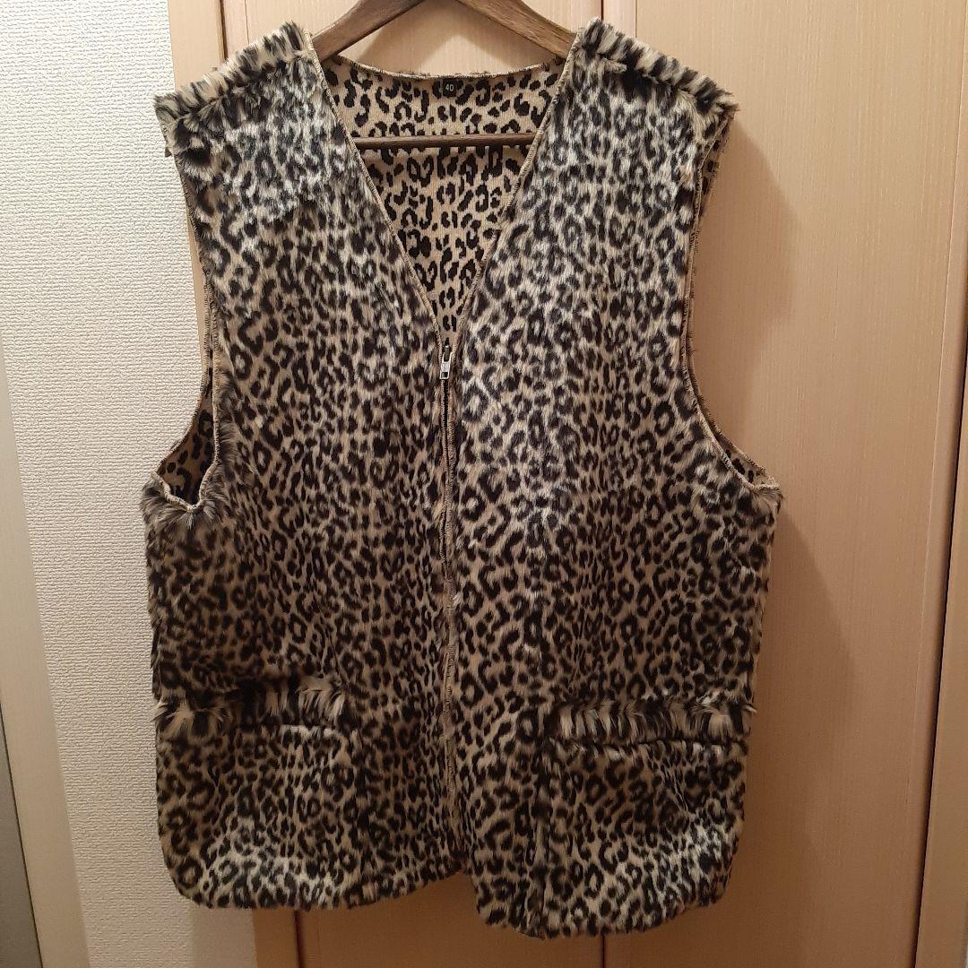 US 三軒茶屋 Leopard Vest ヒョウ柄 ベスト - メルカリ