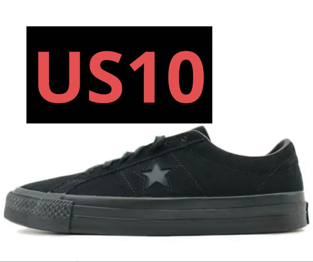 O*Y様 CONS ONESTAR PRO Black/Black US10 2 CONVERSE ONE STAR PRO SUEDE BLACK / BLACK / WHITE CONS