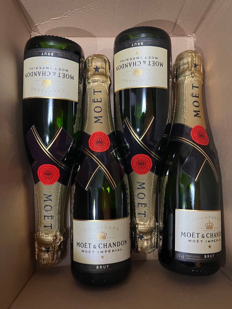 モエシャン　375ml 4本　新品　未開封　旧ラベル 新ラベル】 モエ エ シャンドン アイス アンペリアル ロゼ NV 750ml 箱