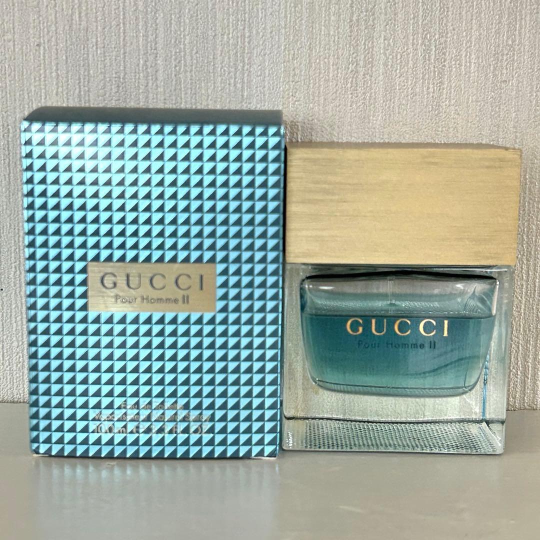 希少！グッチプールオム II 100ml GUCCI pour homme II 2026年最新】グッチ プールオム iiの人気アイテム - メルカリ