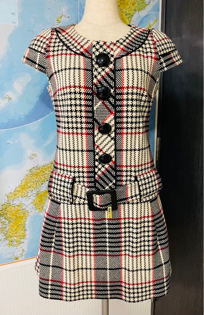 バーバリーブルーレーベルワンピース38 美品