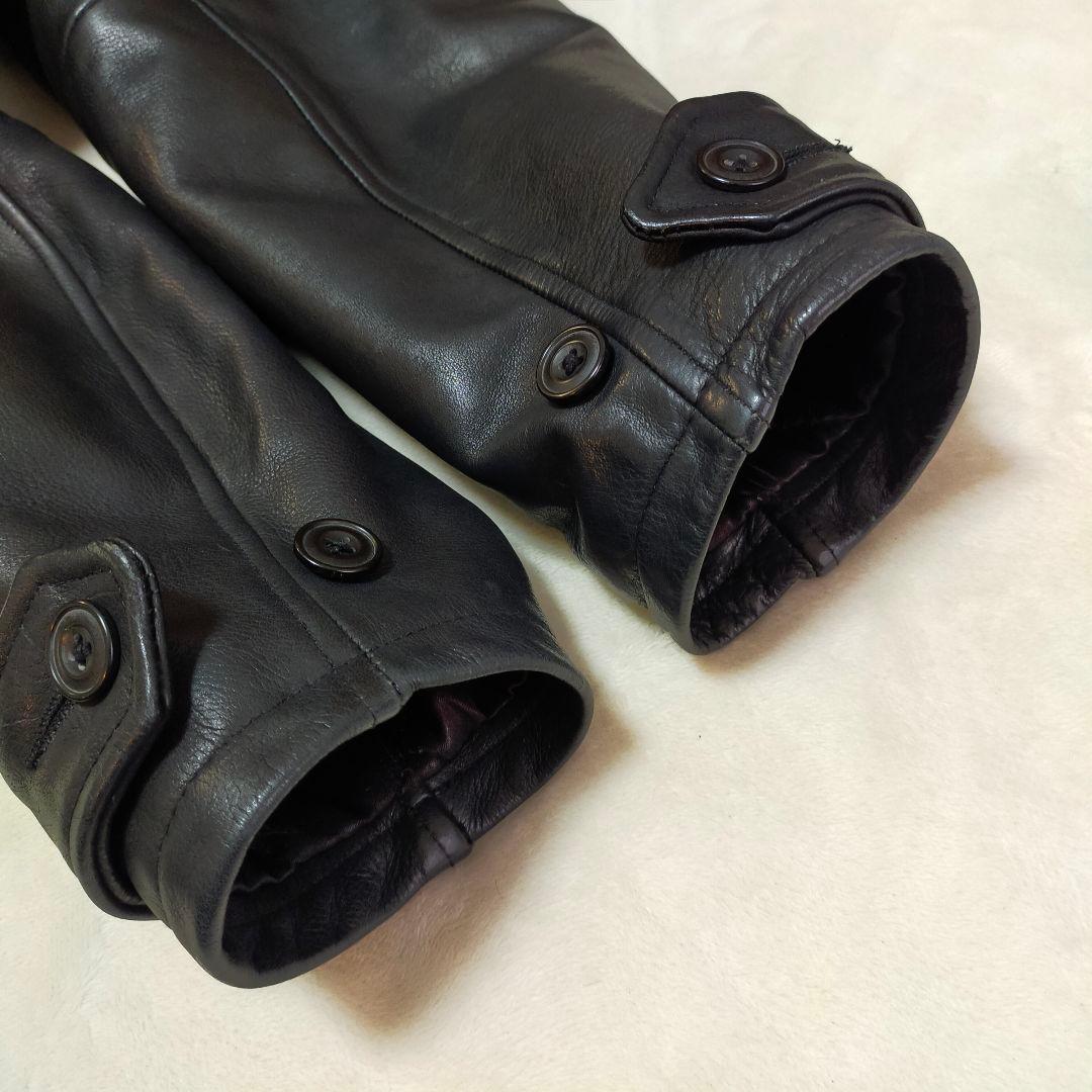 美品 野村訓市さん着 90S Banana Republic レザーカーコート - メルカリ