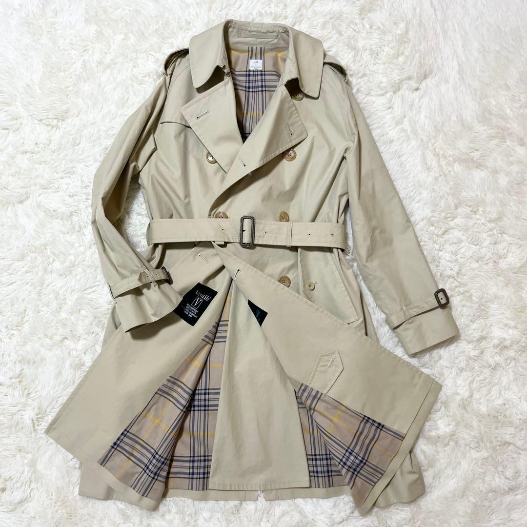 極美品 アナトミカ 一枚袖 ベンタイルトレンチコート 裏地チェック柄 44（M） Trench | ANATOMICA SAPPORO アナトミカ札幌