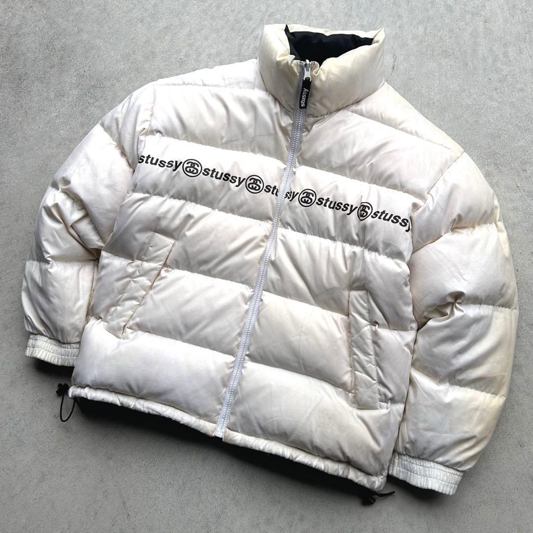 専用！90s OLD STUSSY リバーシブル 肉厚 ダウンジャケット - メルカリ