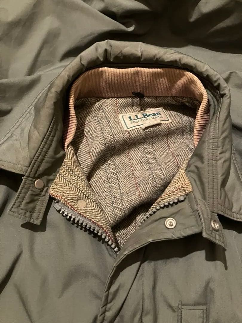 80s L.L.Bean ストームコート USA製　グレー カーキ