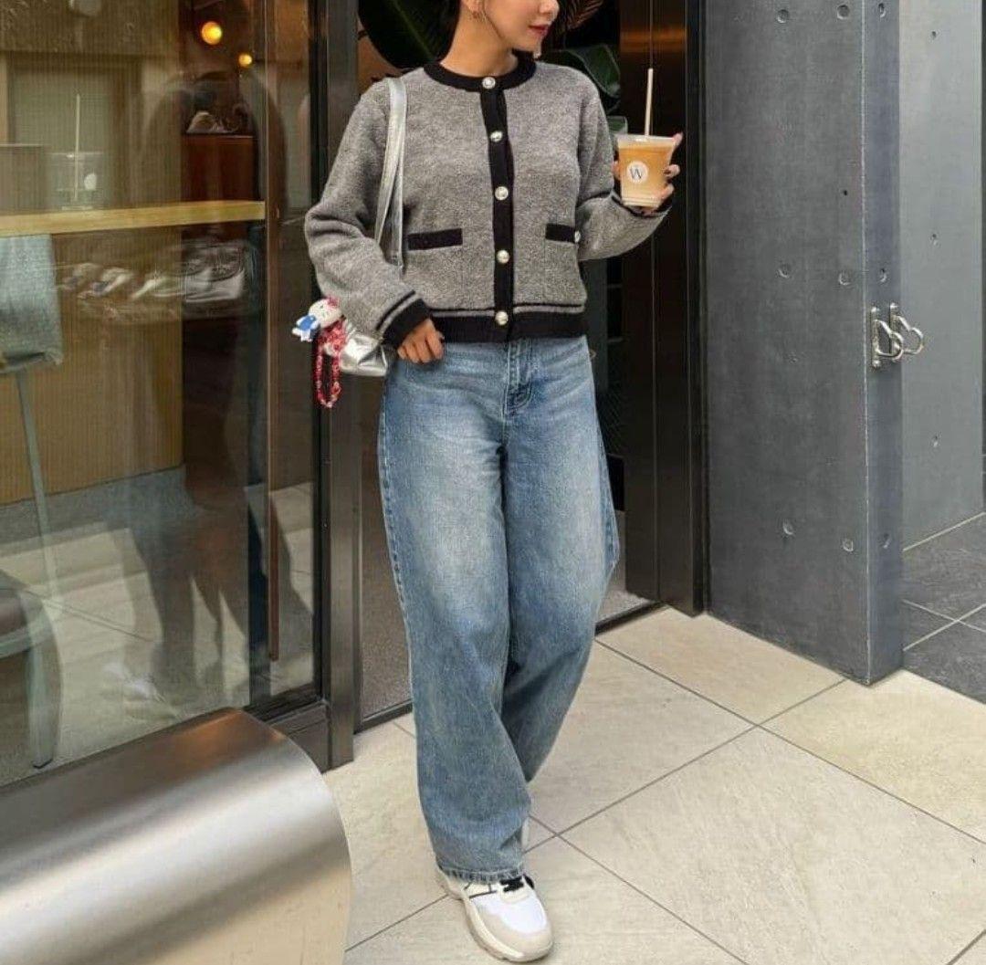 herlipto♡Boucle Bicolor Knit Jacket Her lip to（ハーリップトゥー）の「Boucle Bicolor Knit Jacket