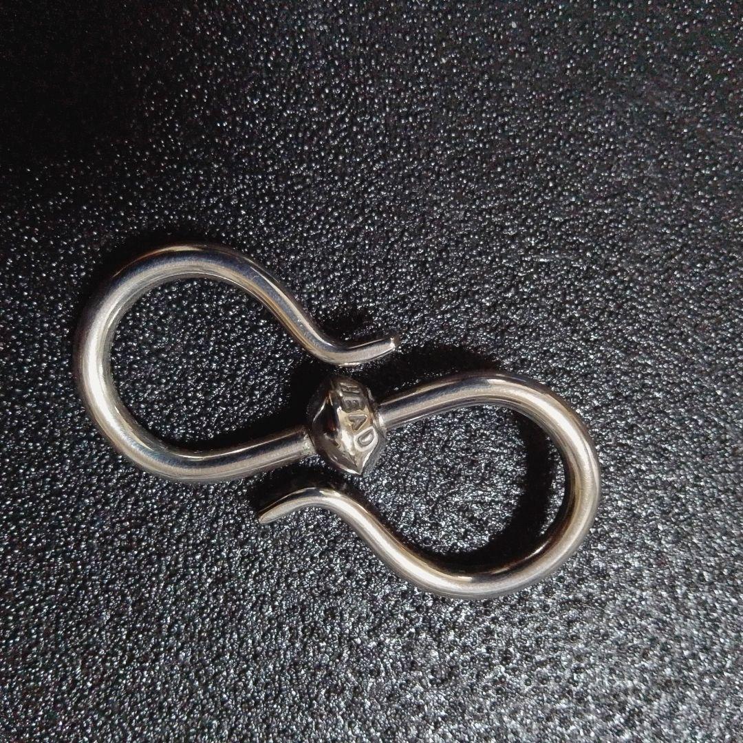 THE FLATHEAD フラットヘッド エイトフック S字フックシルバー925 フラットヘッド エイトフック シルバーキーホルダー JE-KH1 ｜ 町田の