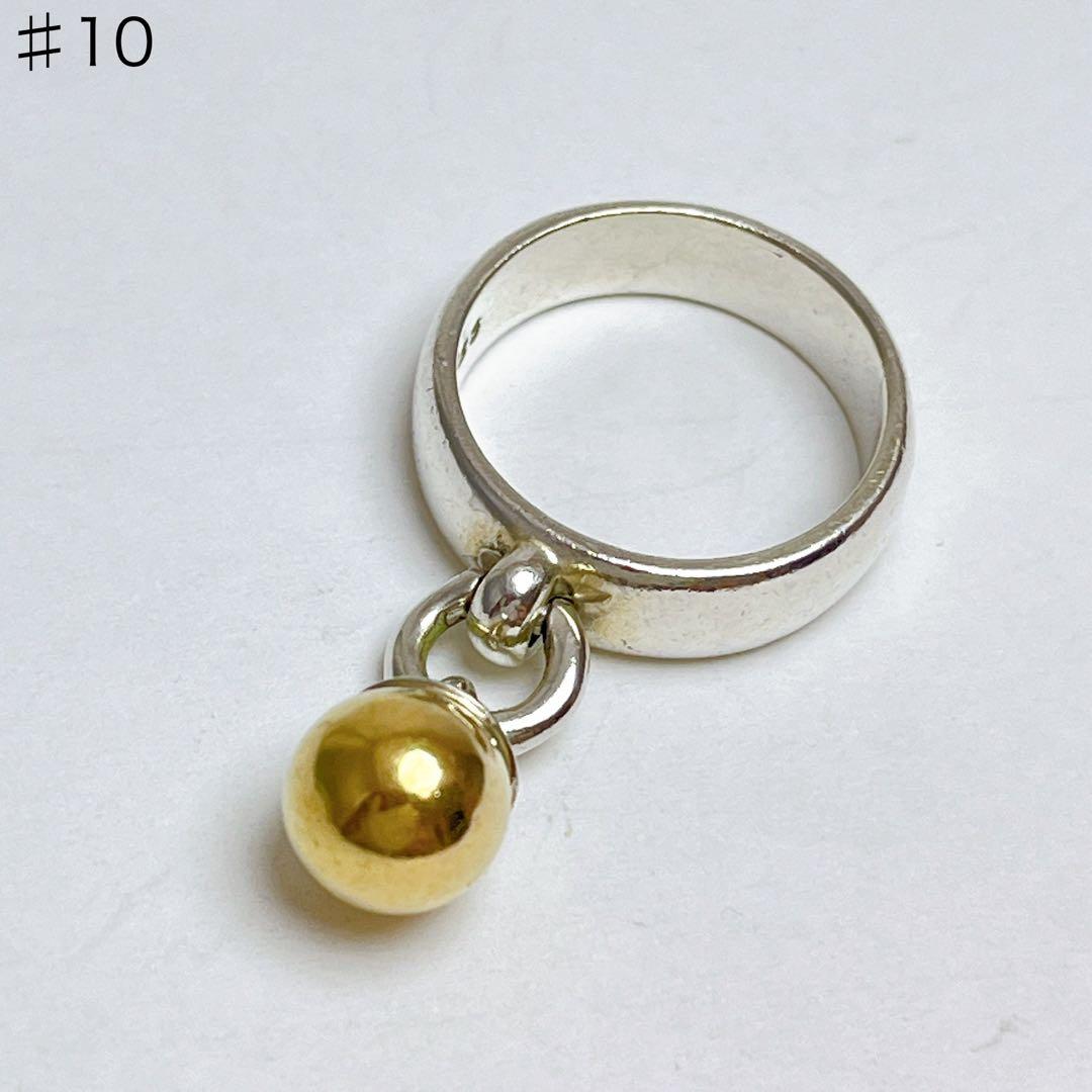 ティファニー ボール リング コンビ 925 750 約10号 - メルカリ