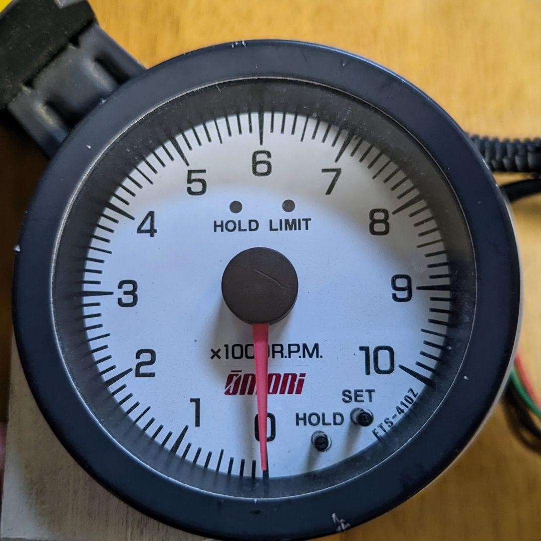 オオモリ 販売済み タコメーター シフトライト、ピークホールド付き