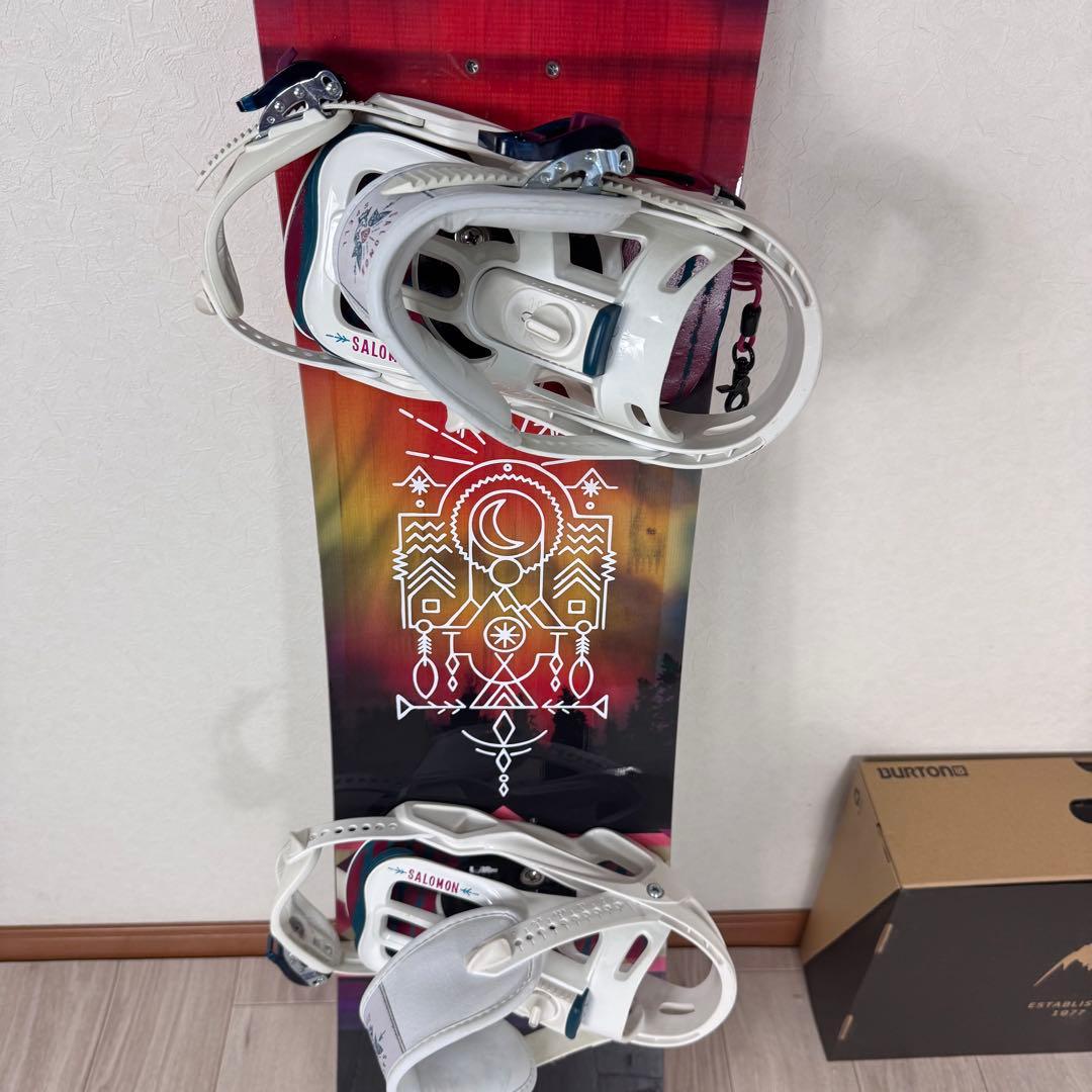 専用SALOMON レディーススノーボード 138cm ブーツ 23.5cm