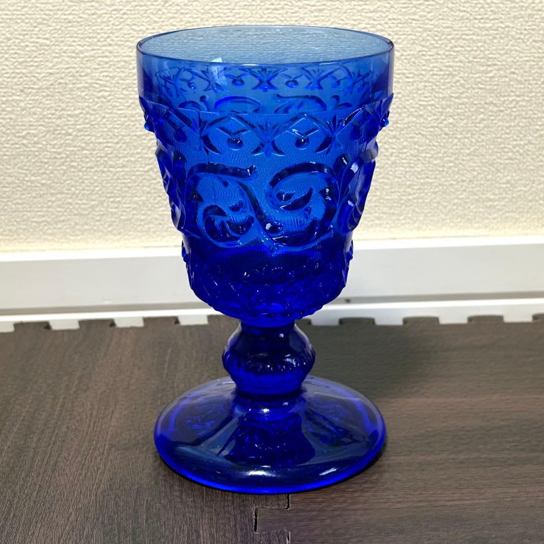 オールドバカラ アラベスク ワイングラス ブルークリスタル オールドバカラ アラベスク ワイングラス ブルークリスタル 豪華な