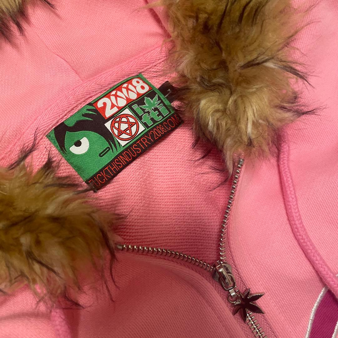 fuckthisindustry パーカー ピンク fti - メルカリ