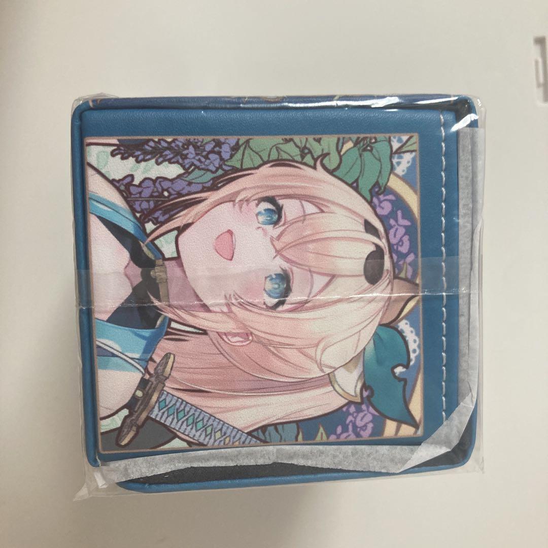 風真 いろは】デッキケース 緑 ホロライブ hololive 磁石 合皮製