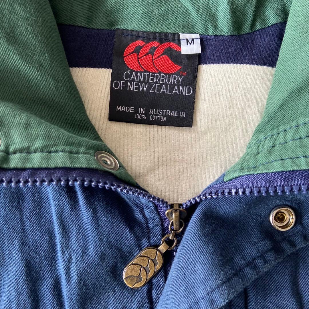 レア90s☆カンタベリーオブニュージーランド ラグビー 刺繍 ジャンパー
