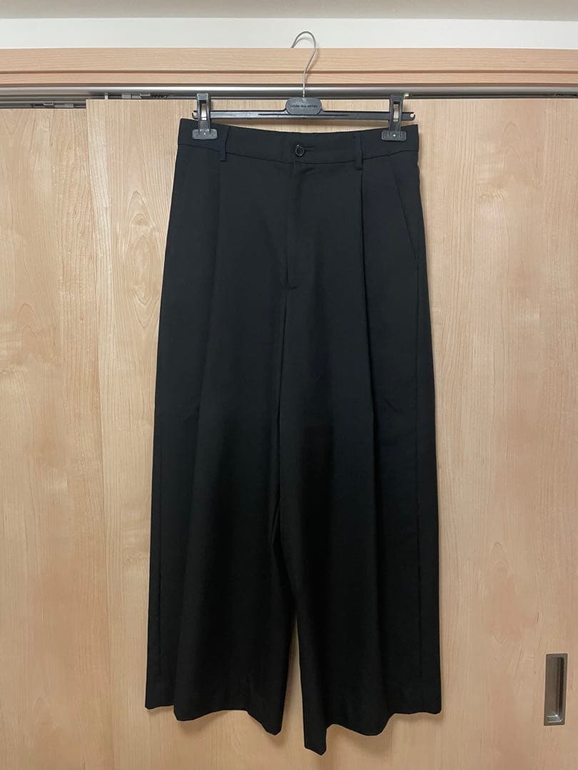 DRIES VAN NOTEN タックワイドスラックス DRIES VAN NOTEN（ドリス ヴァン ノッテン） ワイド タック パンツ