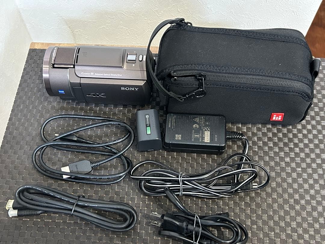 e*0様 SONY 4Kビデオカメラ FDR-AX40 ケース付き 卒業式・運動 Amazon | SONY ビデオカメラ FDR-AX40 4K 64GB 光学20倍 ブラック