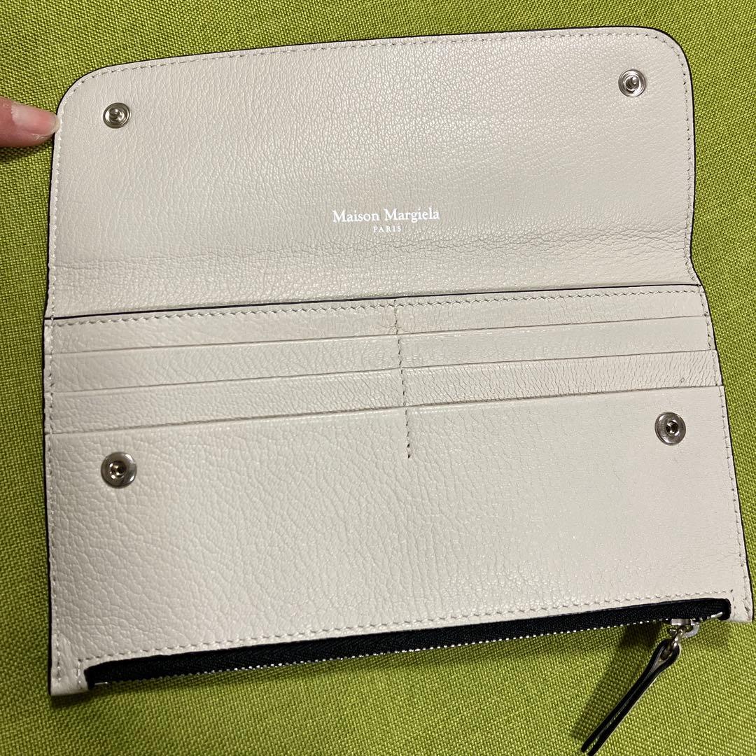 Maison Margiela ホワイト 長財布 - メルカリ