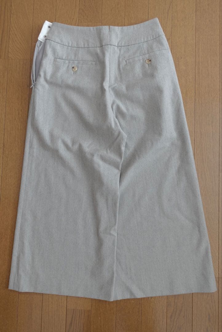 美品 マーガレットハウエル ウールカシミヤワイドパンツ Ⅱ フランネル