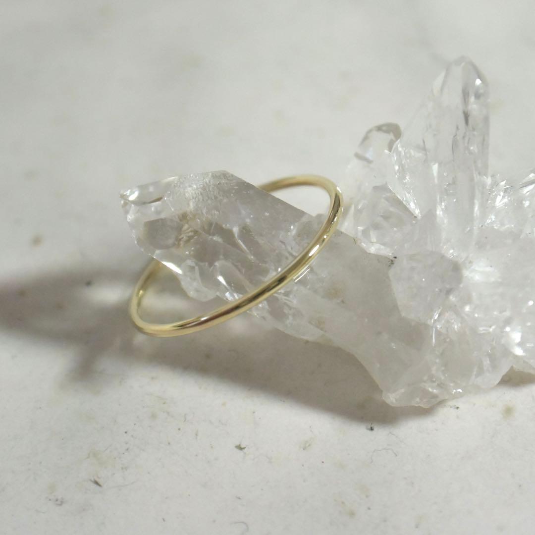 K10 リング 約1mm 0.49g プレーン 9号