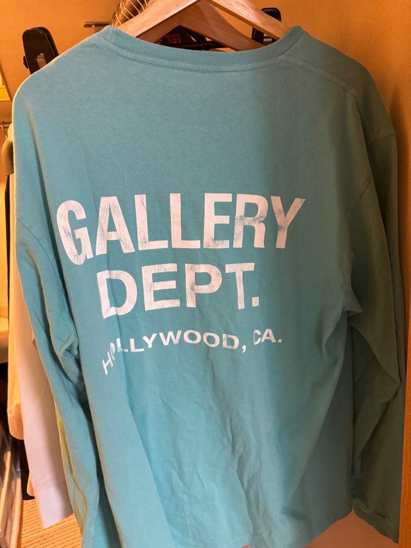 GALLERY DEPT. ロングTシャツ Lサイズ 青 水色