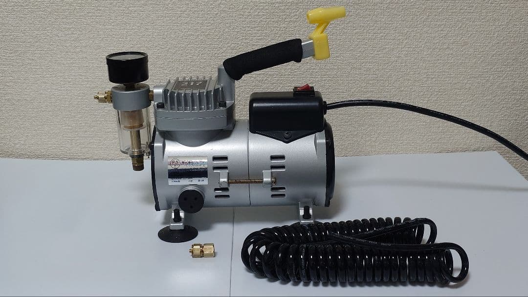 ウェーブ217 圧力計付 コンプレッサー （エアーブラシおまけ可