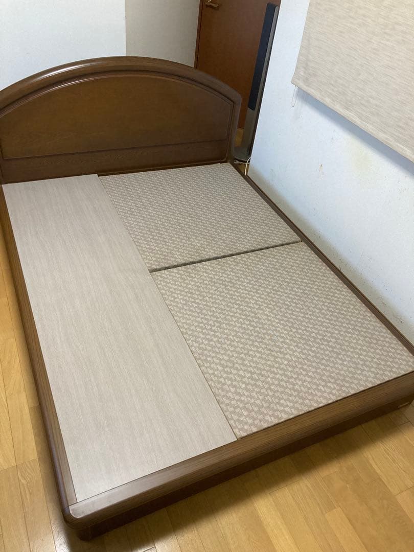 フランスベッド　ダブルベッド　フレーム フランスベッド］ベッドフレーム【ダブル】 レッグタイプ