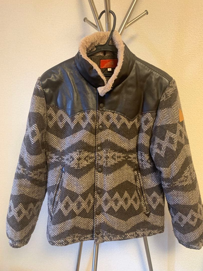 インディアンモーターサイクル冬物2点セット 中綿ジャケット＋ニットカーディガン INDIAN（インディアン） カーディガン メンズ レディース ブランド