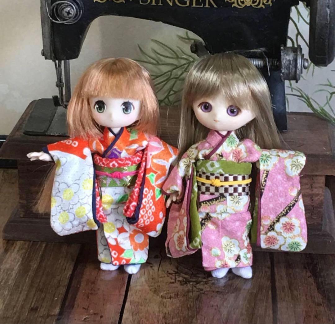 ねんどろいどどーる＆オビツ11サイズ＜着物＞型紙と作り方 難易度