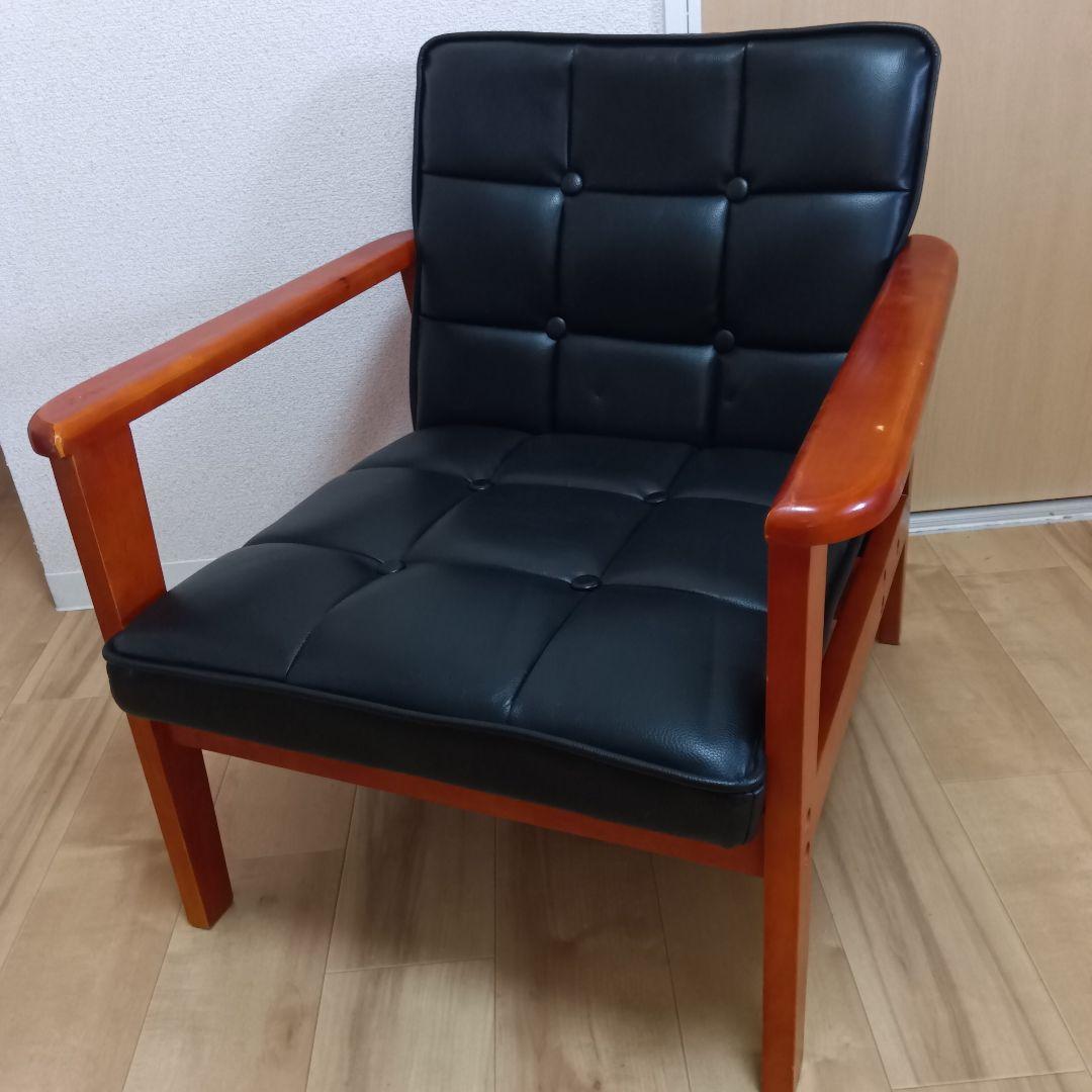 コスパクリエーション [BARNEY（バーニー） 木肘レトロソファ 1人掛け 木肘レトロソファ【BARNEY】バーニー 1人掛け／2人掛け／3人掛け