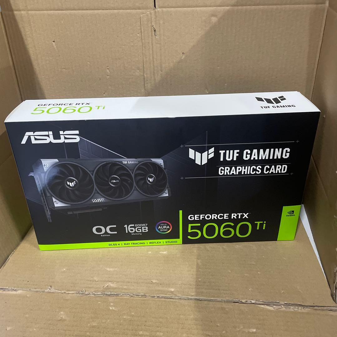 ASUS NVIDIA GeForce RTXTM 5060Ti ビデオカード ASUS、「GeForce RTX 5060 Ti 16GB」を搭載したビデオカード3製品