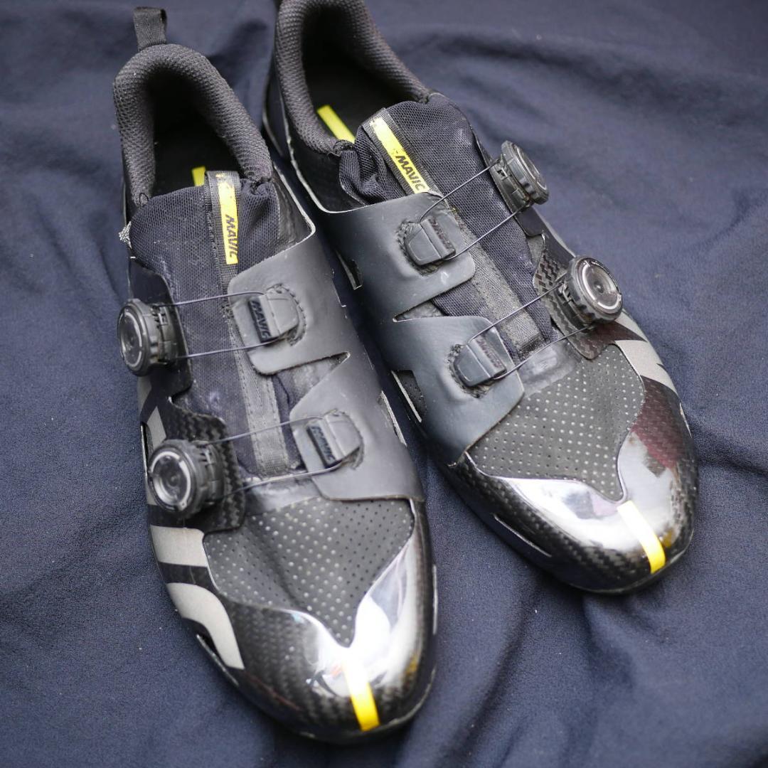 70%オフ 選手支給品 Mavic コメットアルチメイト カーボンシューズ 28