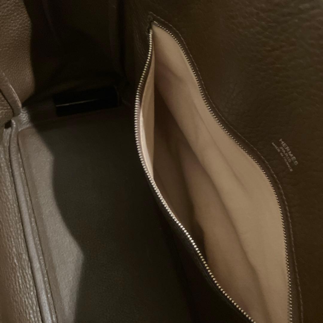 再値下げ☆エルメス こげ茶 ☆ヴィクトリアカバス32 ユニセックス