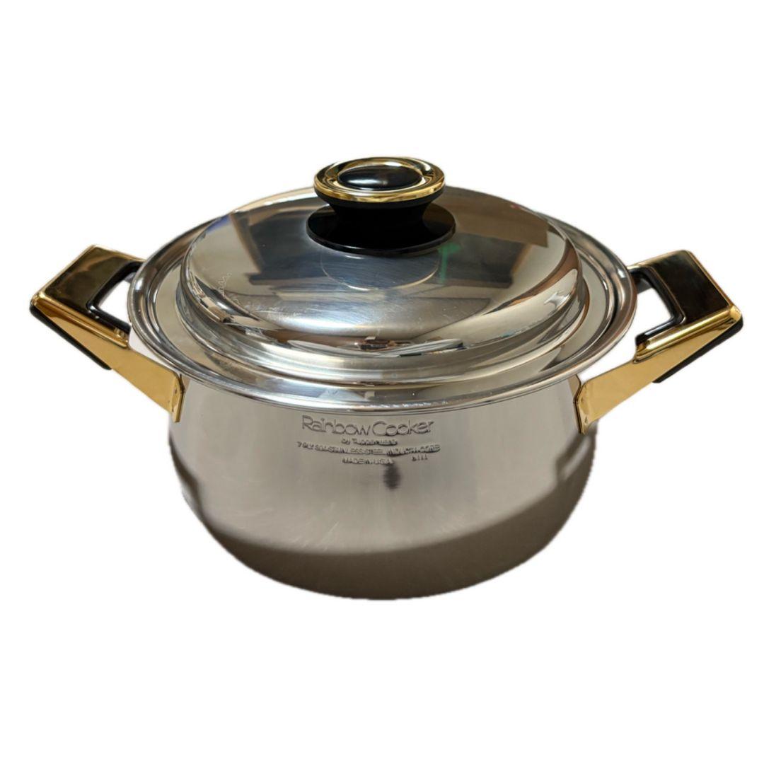 タッパーウェア　Rainbow Cooker 両手鍋 Tupperware (タッパーウェア) 19cm両手鍋 RAINBOW COOKER｜トレファク