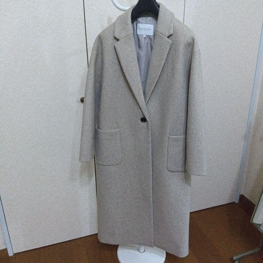 ユナイテッドアローズ/チェスターコート（グレージュ） UNITED ARROWS（ユナイテッドアローズ）｜チェスターコート（グレー系