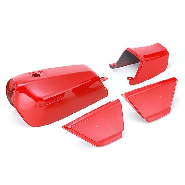 新品【566】 Z400FX 外装セット 赤 タンク サイドカバー テールカウル