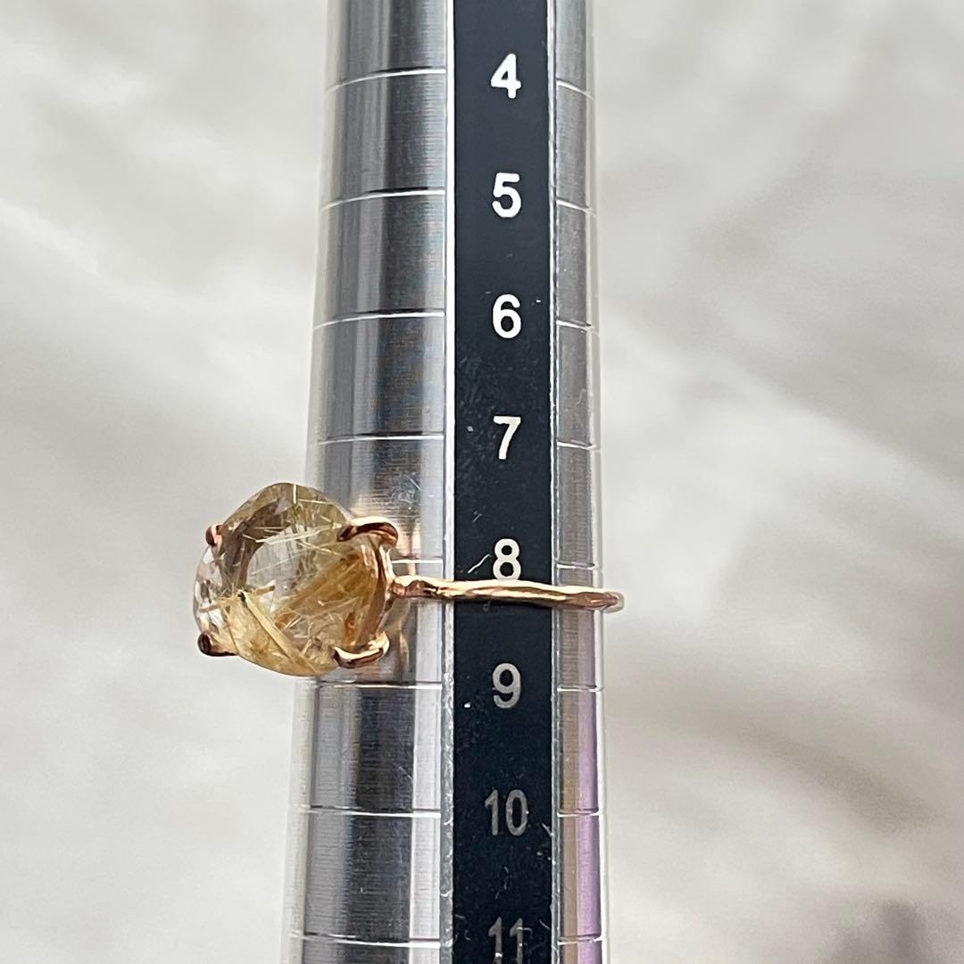 MONAKA Jewellery ルチルクォーツ flat ring