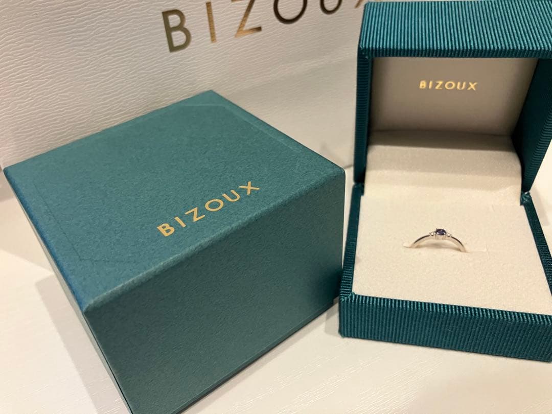 bizoux べキリーブルーガーネット リング ダイヤモンド ビズー ビズー公式】ベキリーブルーガーネット ラウンドカット ダイヤモンド