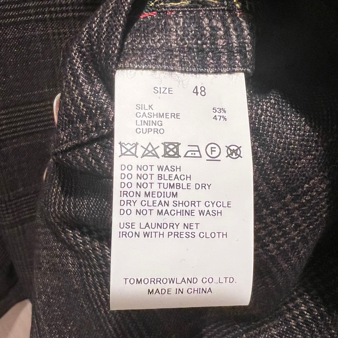 美品tomorrowlandピルグリム ロロピアーナ サンセットカシミア&シルク