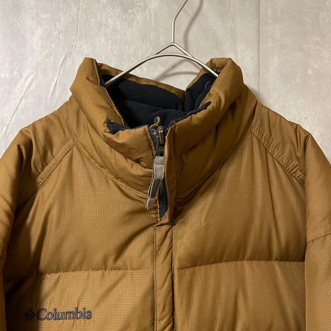 Columbiaコロンビアダウンジャケット中綿ブルゾン茶色ブラウン