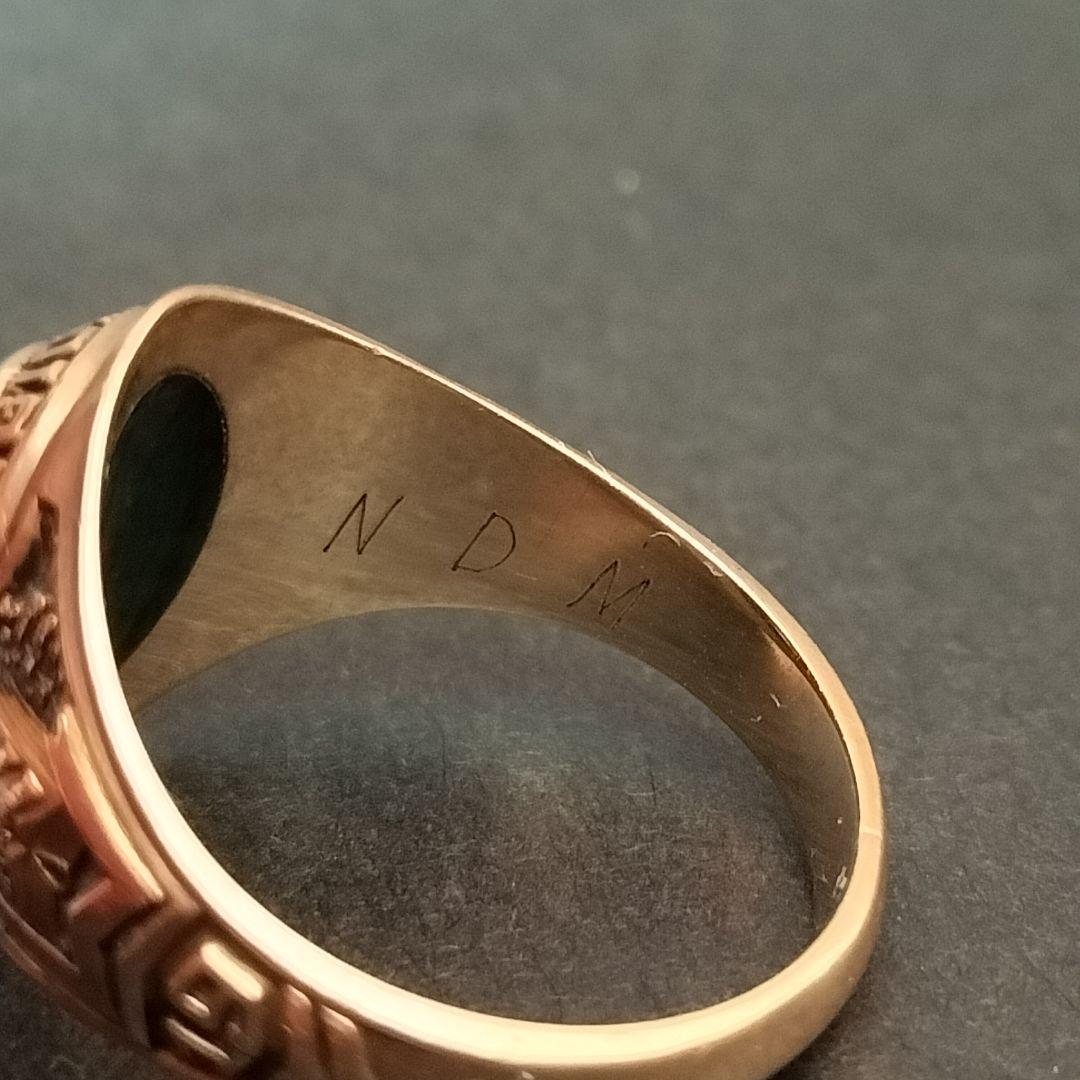 1968年 BALFOUR社製 16.5号〜17号 10k カレッジリング