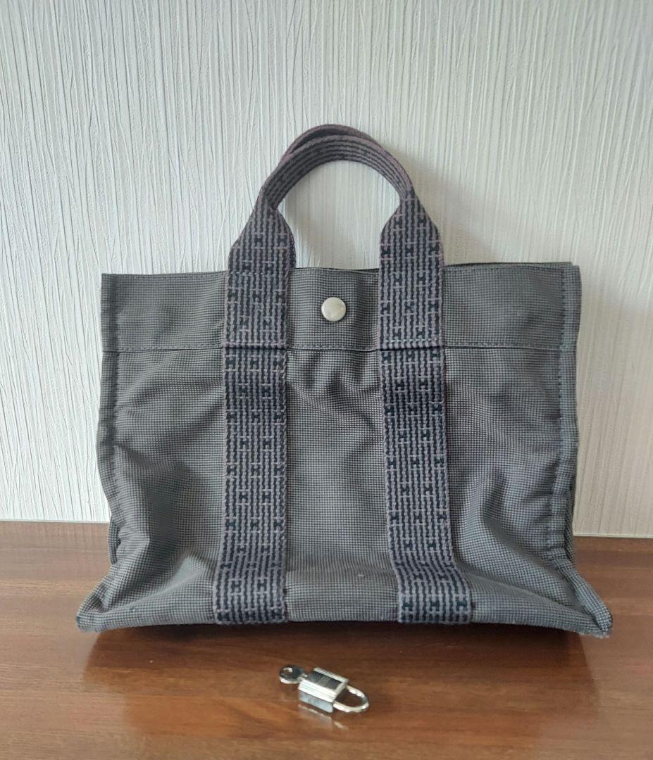 エルメス エールライン トートバッグ 小さめ たぶんpm カデナ 鍵付