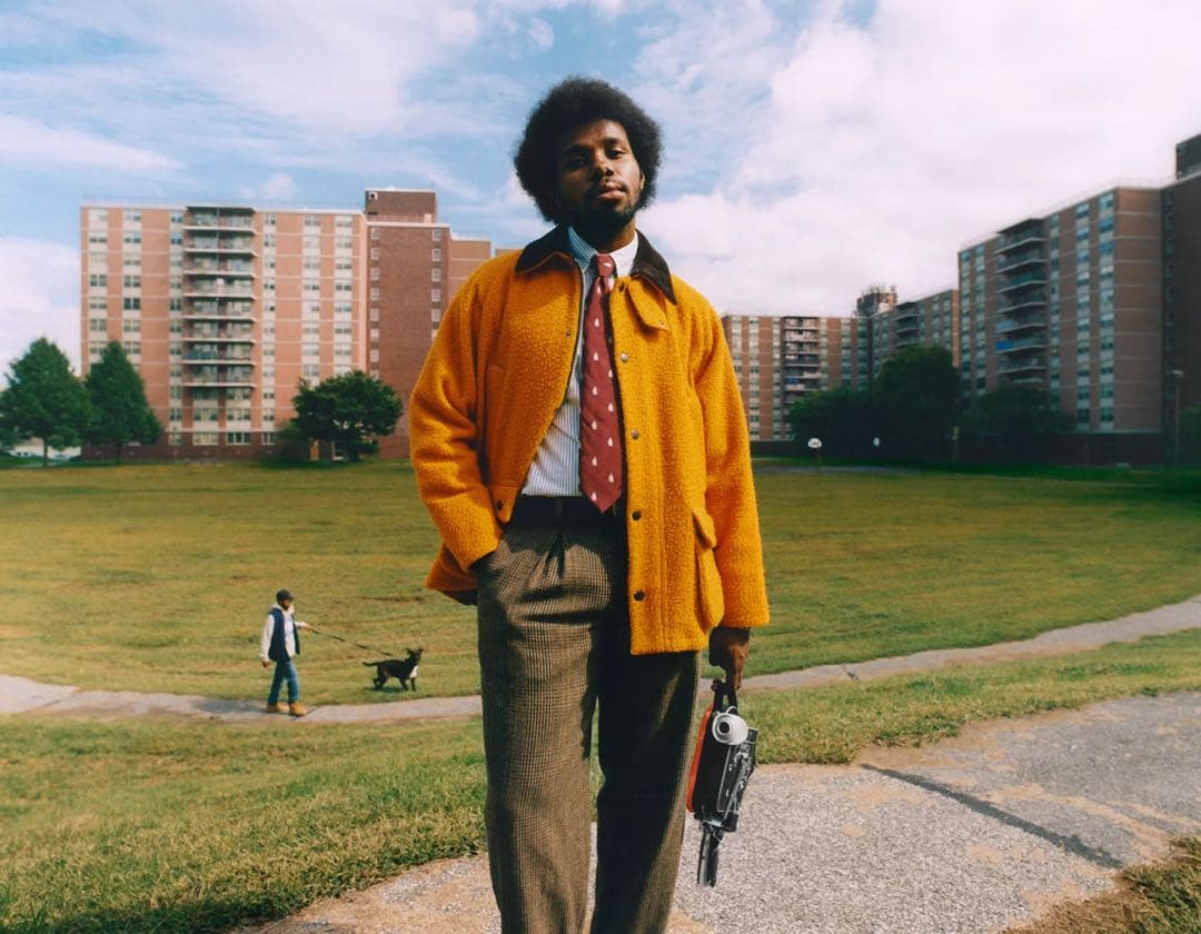 Noah Barbour 60/40 Bedale Jacket Orange - メルカリ