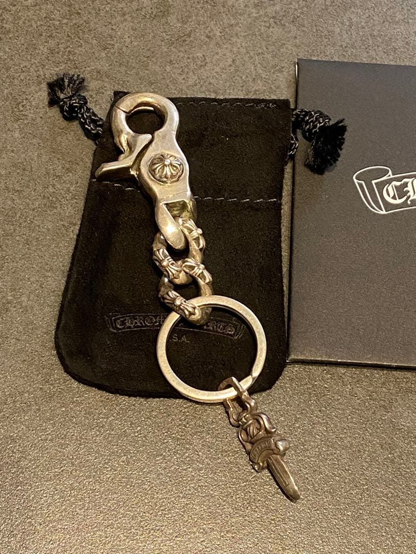 【インボイス付】クロムハーツ エクストラファンシーリンク キーチェーン ショート CHROME HEARTS クロムハーツ エクストラファンシー キーチェーン