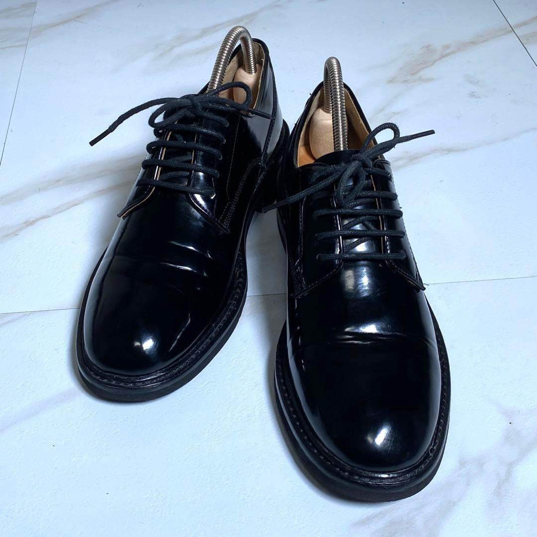 現行♡ボッテガヴェネタ 光沢レザー レースアップシューズ プレーントゥ 内羽根 楽天市場】HARUTA ハルタ レースアップシューズ プレーントゥ 幅広 3E