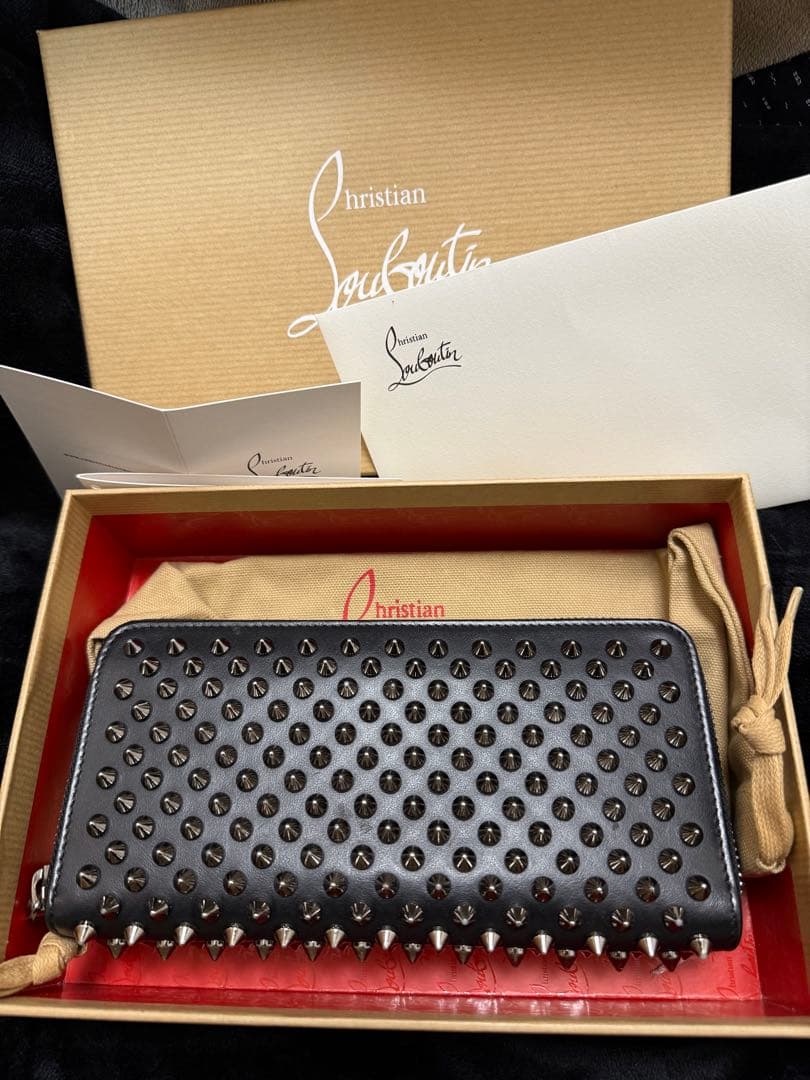 Christian Louboutin パネトーネ長財布 定価￥118,800 Panettone wallet レッド カーフレザー - Accessories - Men