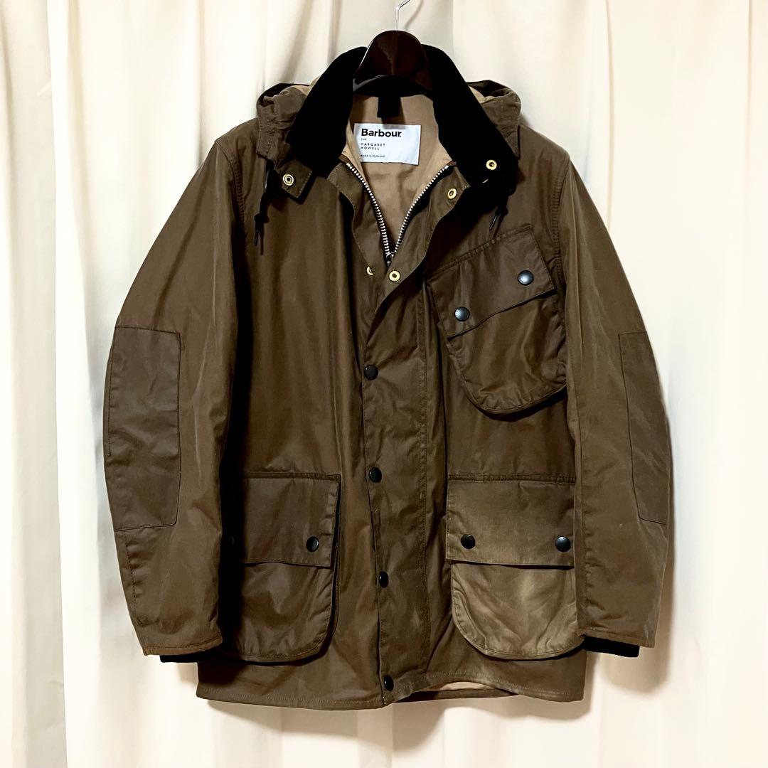 バブアー マーガレットハウエル オイルドジャケット 20AW A7 フード バブアー マーガレットハウエル オイルドジャケット 20AW A7 フード