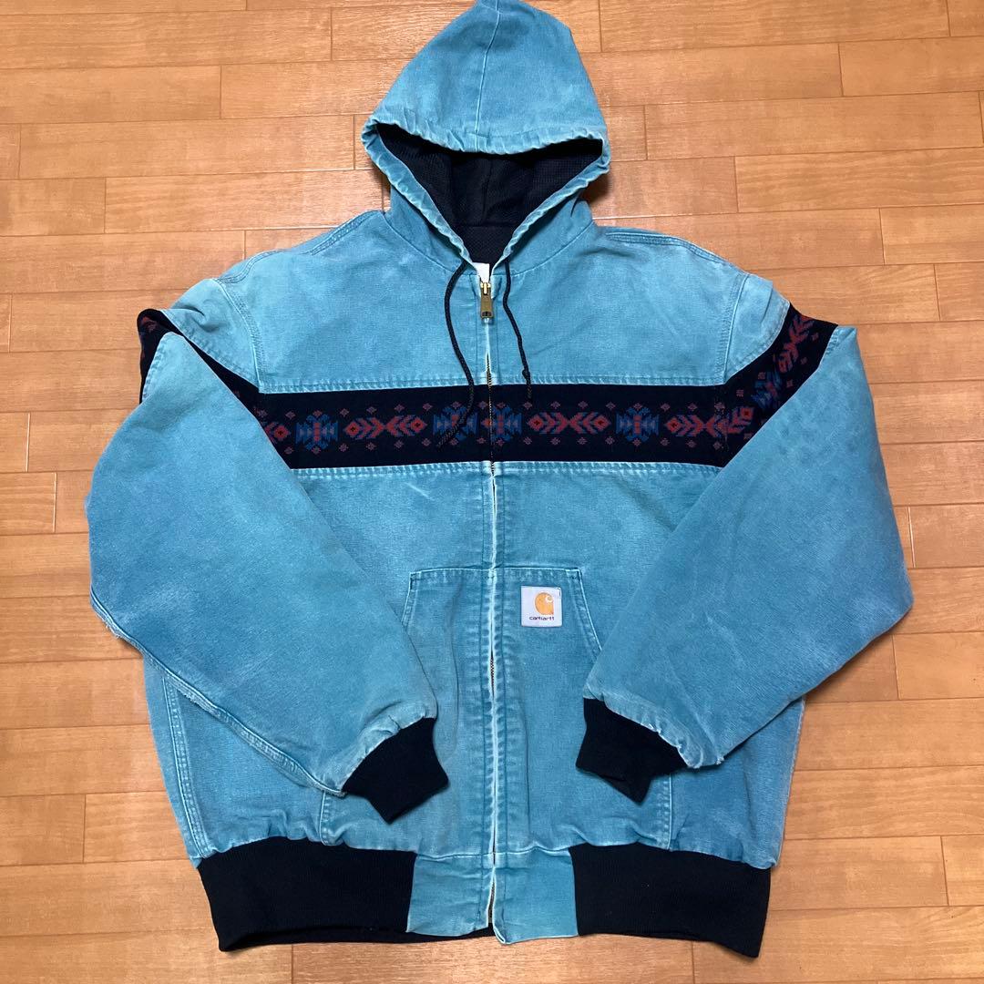 carhartt アクティブジャケットサウスウエストネイティブXL星タグ90